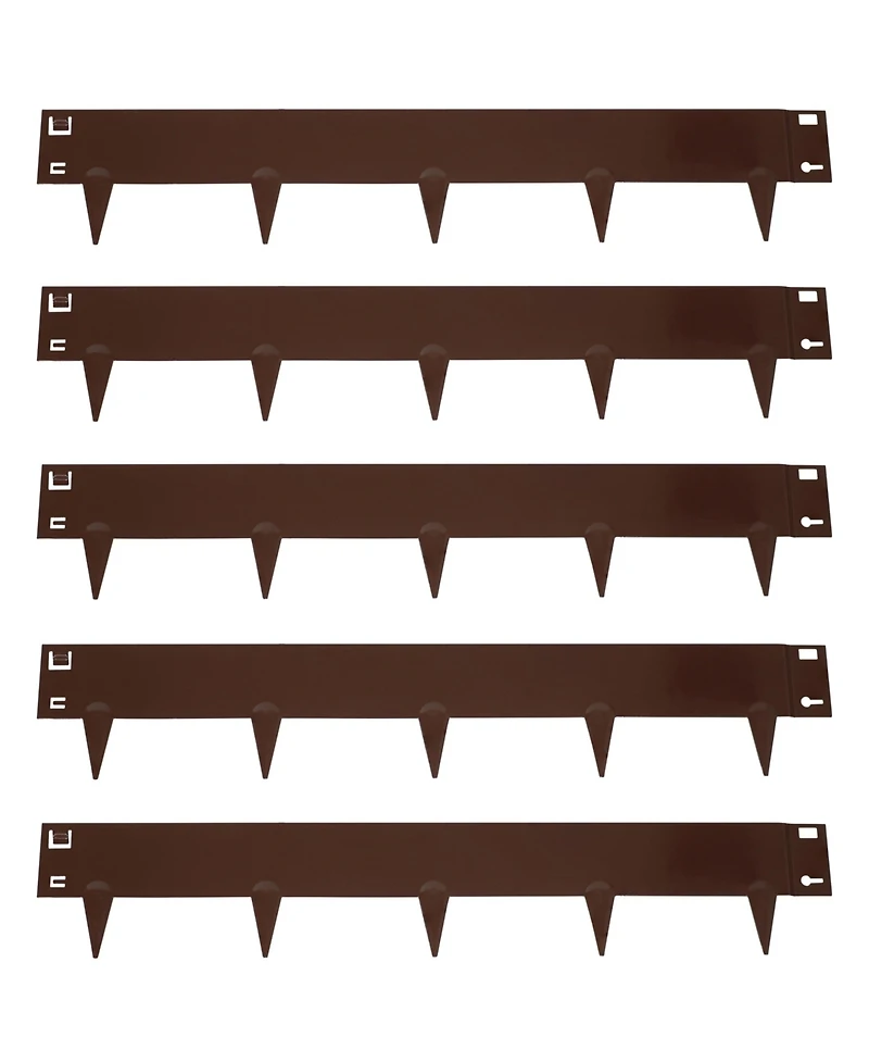 Outdoor Lawn and Garden Heavy-Duty Steel Metal Flexible Landscape Edging Borders - 16