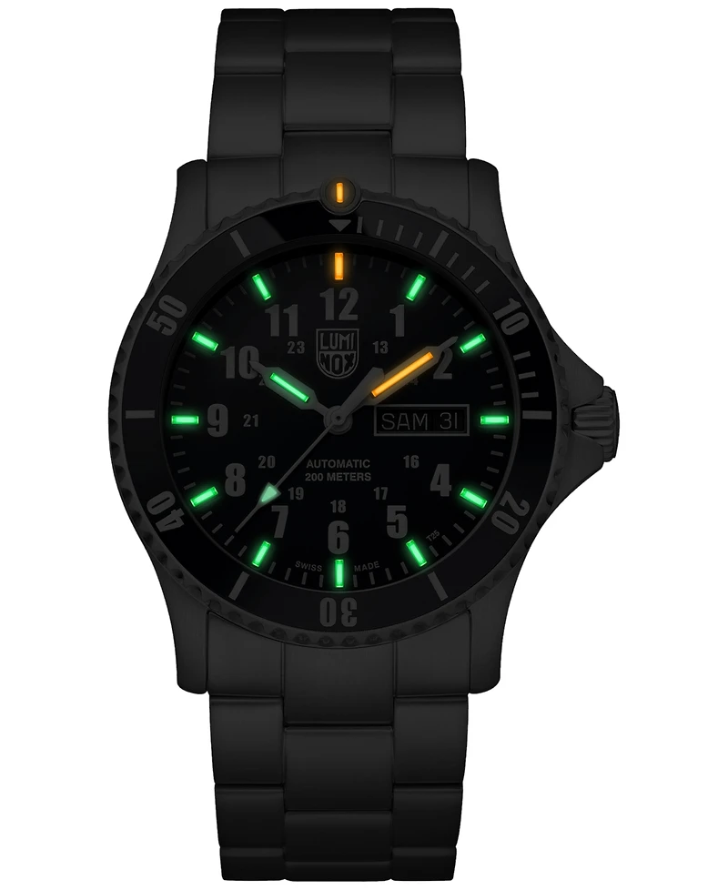 Luminox Men's Swiss Automatic Sport Timer Stainless Steel Bracelet Watch 42mm