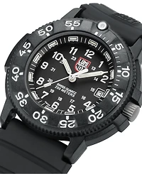 Luminox Men's Swiss Original Navy Seal Evo Series Military Dive Black Rubber Strap Watch 43mm