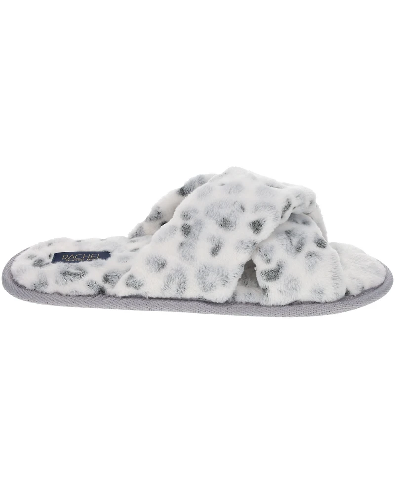 Rachel Rachel Roy Women's Gift Set with X-Band Plush Slipper and Cheetah Blanket Set