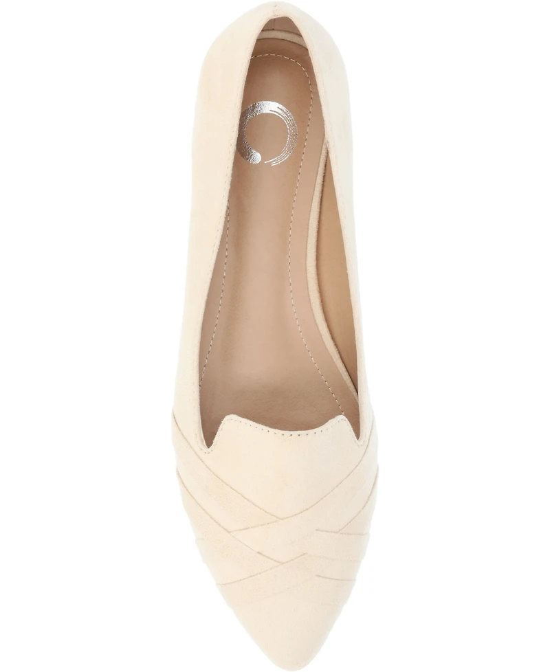 Journee Collection Women's Mindee Pointed Toe Flats