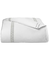 Hotel Collection Chain Links Embroidery 100% Pima Cotton Duvet Cover Set, Full/Queen, Exclusively at Macy's