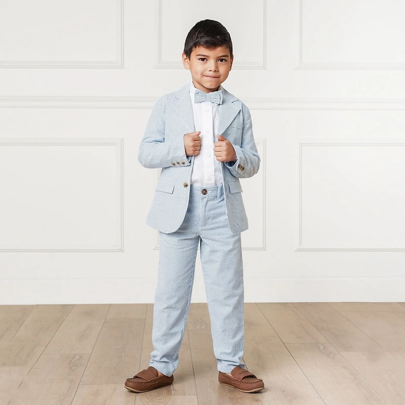 Hope & Henry Big Boys Cotton Seersucker Suit Pant