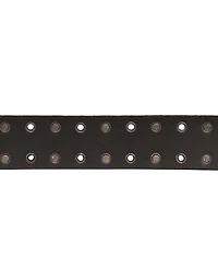 Lucky Brand Men's Grommet and Stud Leather Belt