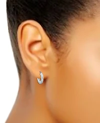 Giani Bernini Wide Twist Small Hoop Earrings, 20mm, Created for Macy's