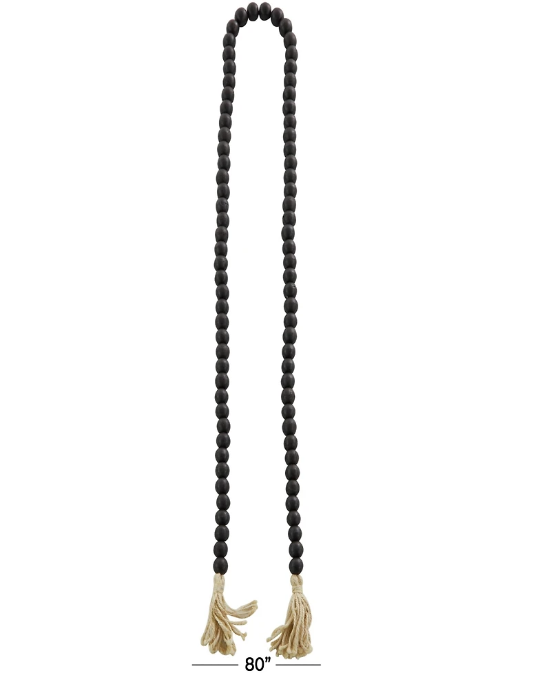 Rosemary Lane Handmade Beaded Garland with Tassel