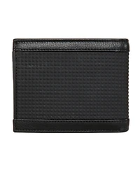 Nautica Men's Logo Rubber Leather Bifold Wallet