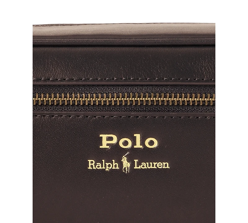 Polo Ralph Lauren Men's Leather Travel Case, Created for Macy's