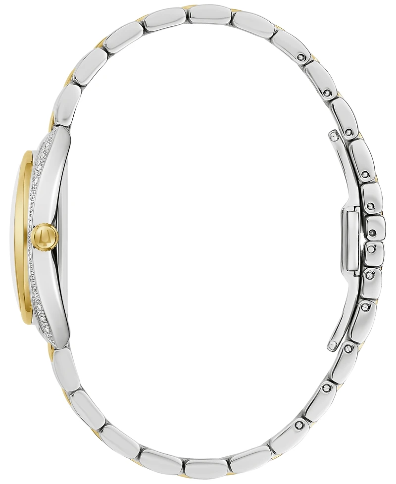 Bulova Women's Classic Two Tone Stainless Steel Bracelet Watch 30mm, A Macy's Exclusive Style