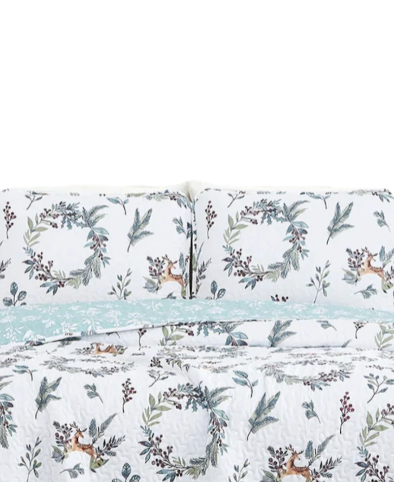 Southshore Fine Linens Happy Holidays Reversible 6-Pc. Comforter Set
