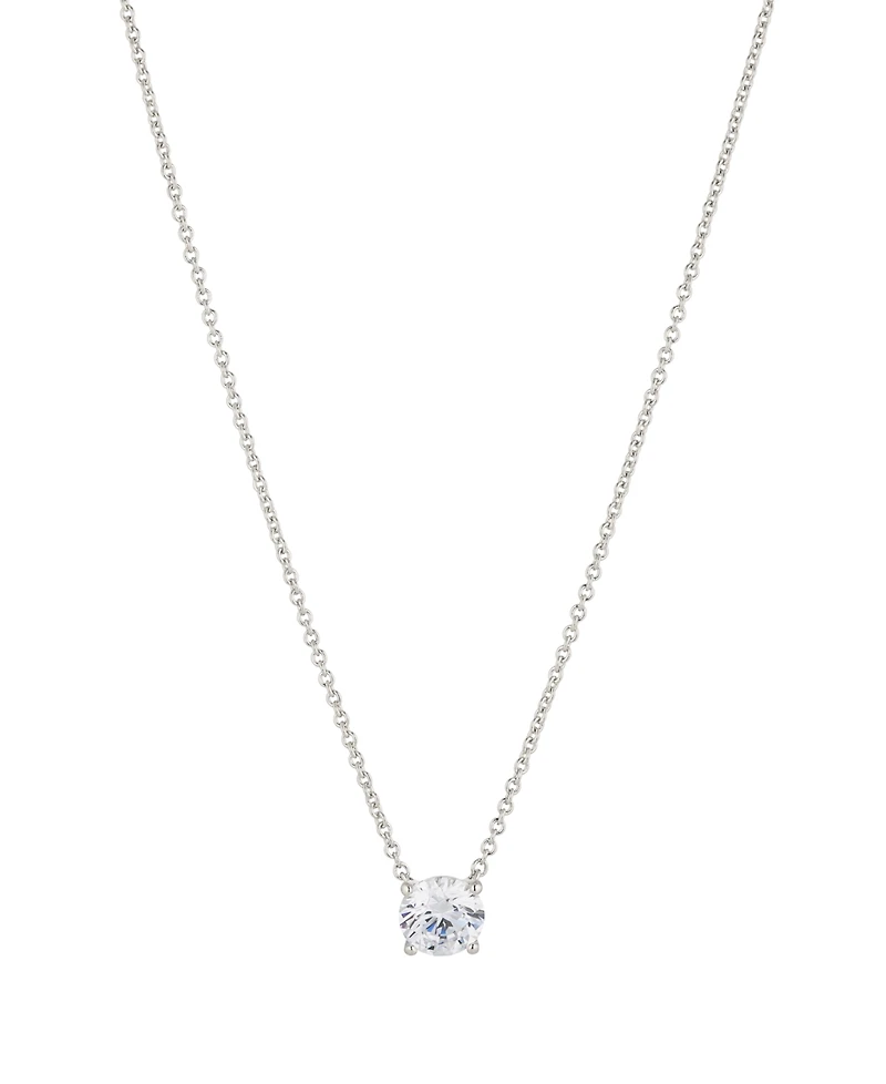 Eliot Danori Rhodium Plated Large Necklace, Created for Macy's