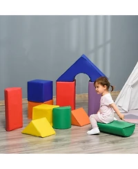 Soozier Multicolor Foam Building Block Soft Kids Playset for Daycare Activity