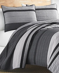 Closeout! Nautica Vessey Cotton Reversible Quilt, Twin