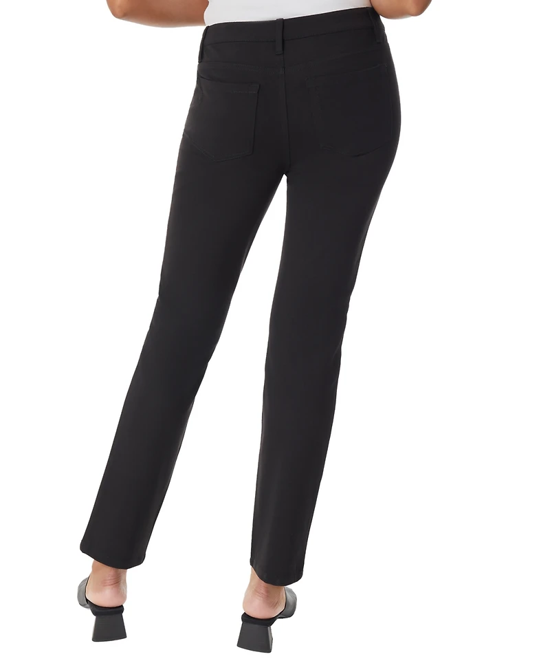 Jones New York Petite Straight Leg Lexington Compression Pants