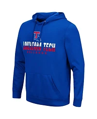 Men's Colosseum Royal Louisiana Tech Bulldogs Lantern Pullover Hoodie