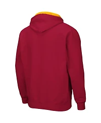 Colosseum Men's Iowa State Cyclones Arch and Logo 3.0 Full-Zip Hoodie