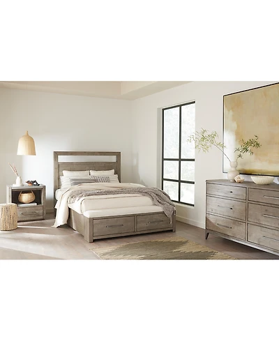 Intrigue Bedroom 3-Pc. Set (Queen Storage Bed, One-Drawer Nightstand & Dresser)