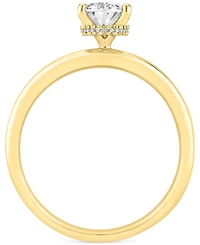 Gia Certified Diamond Oval Engagement Ring (1 ct. t.w.) in 14k Gold