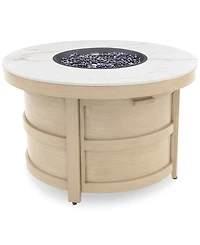 Reid Outdoor Round Fire Pit, Created for Macy's
