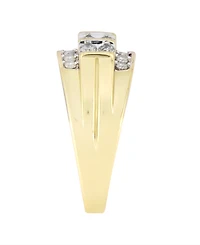 Men's Diamond Cluster Ring (1 ct. t.w.) in 10k Gold