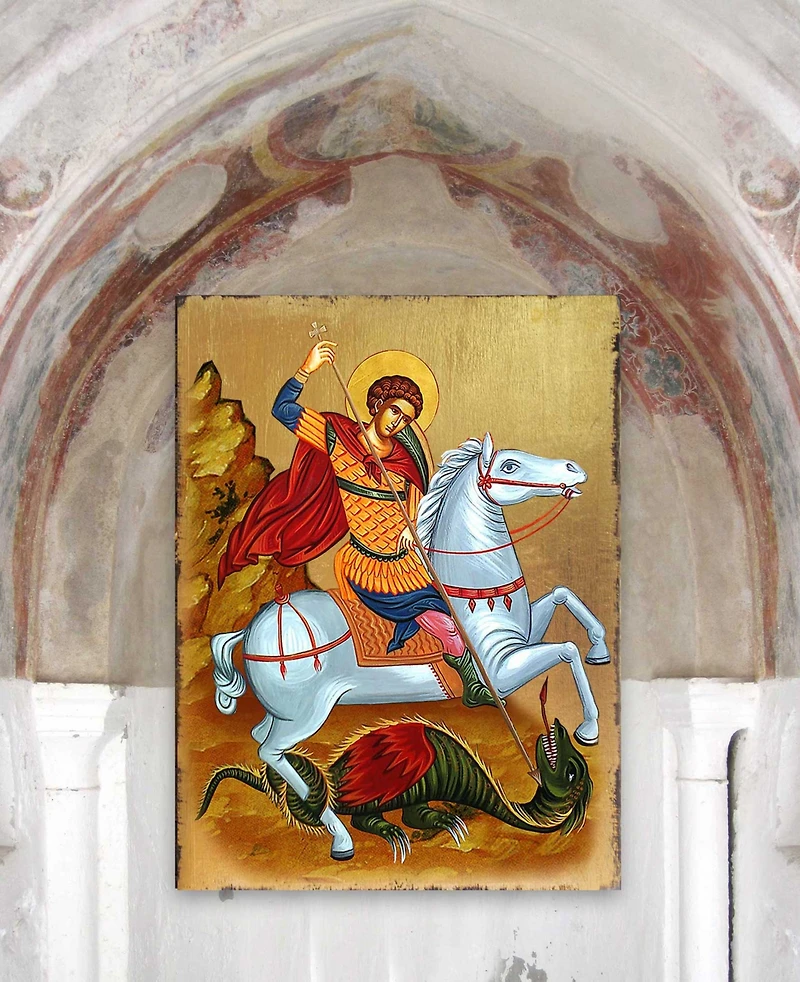 G.DeBrekht Saint George Holiday Religious Monastery Icons