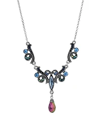 2028 Multi Ab Stone Necklace