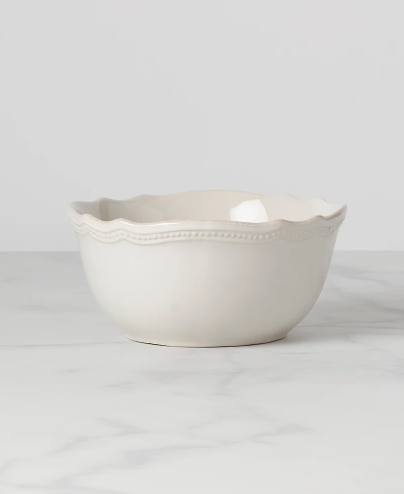 Lenox Dinnerware, French Perle Bead White All-Purpose Bowl