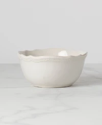 Lenox Dinnerware, French Perle Bead White All-Purpose Bowl
