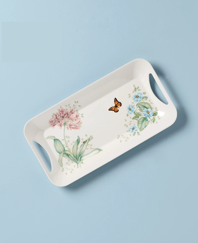 Lenox Butterfly Meadow Melamine Hors D'Oeuvre Tray