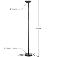 Brightech Sky Flux 67" Led Floor Lamp with 3 Color Temperature Options