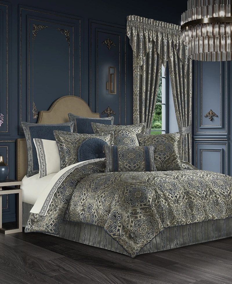 J Queen New York Weston Damask 4-Pc. Comforter Set, California King