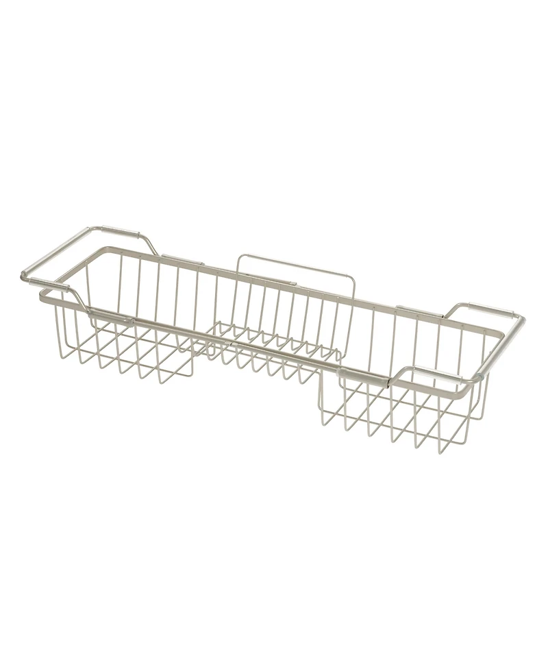 iDesign Everett Adjustable Over Bathtub Caddy, Bath Tray