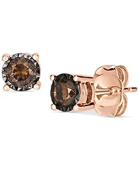 Le Vian Chocolatier Chocolate Diamond Stud Earrings (1/4 ct. t.w.) 14k Rose Gold (Also Available White or Yellow Gold)