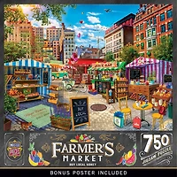 Masterpieces Farmer's Market - Buy Local Honey 750 Piece Jigsaw Puzzle