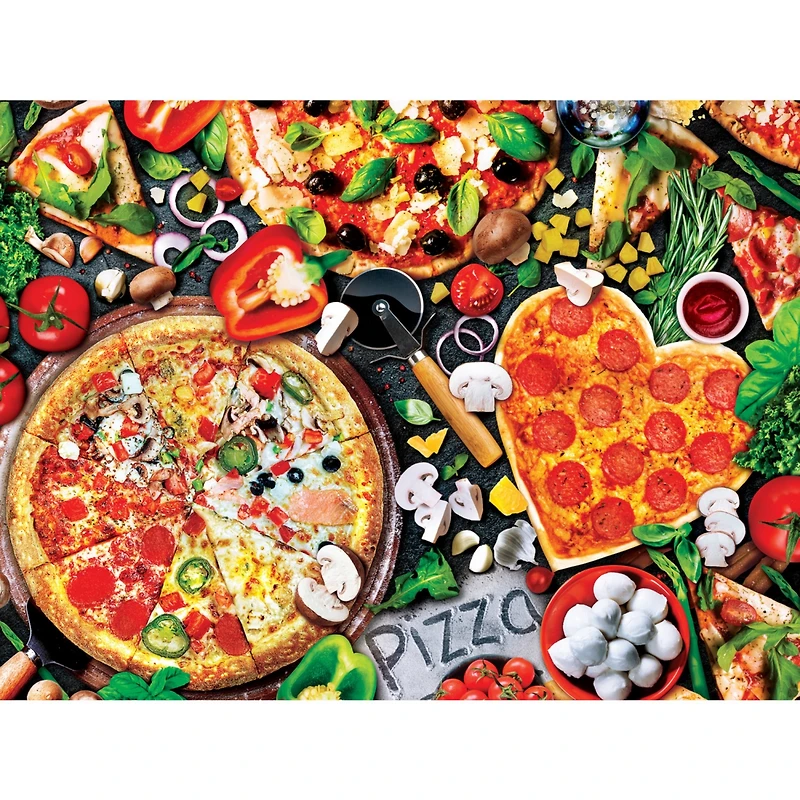 Masterpieces Trendz - Viva La Pizza 300 Piece Ez Grip Jigsaw Puzzle
