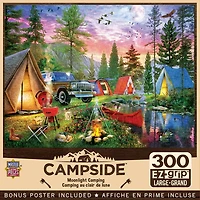 MasterPieces Campside - Moonlight Camping 300 Piece Ez Grip Puzzle