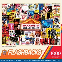 Masterpieces Flashbacks - Movie Posters 1000 Piece Jigsaw Puzzle