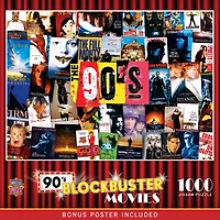 MasterPieces 90's Blockbusters 1000 Piece Jigsaw Puzzle for Adults