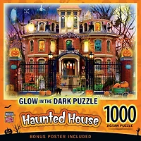 MasterPieces Glow in the Dark - Haunted House on the Hill 1000 Piece Puzzle