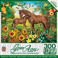 Masterpieces Green Acres - Neighs & Nuzzles 300 Piece Ez Grip Puzzle