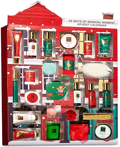 Lovery 24-Pc. Limited-Edition Advent Calendar Beauty, Bath & Body Care Gift Set