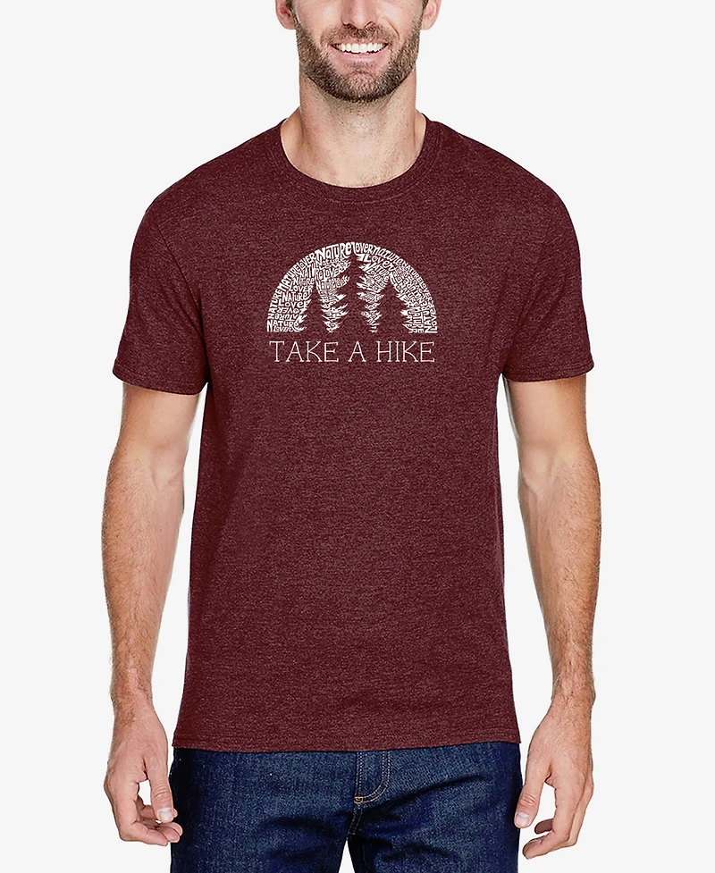 La Pop Art Men's Premium Blend Word Nature Lover T-shirt