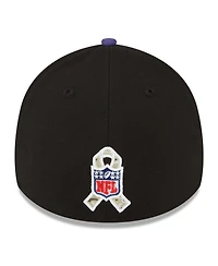 Men's New Era Black, Cardinal Arizona Cardinals 2022 Salute To Service 39THIRTY Flex Hat