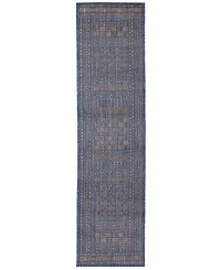 Liora Manne' Panel Stripe 1'11" x 7'6" Runner Outdoor Area Rug