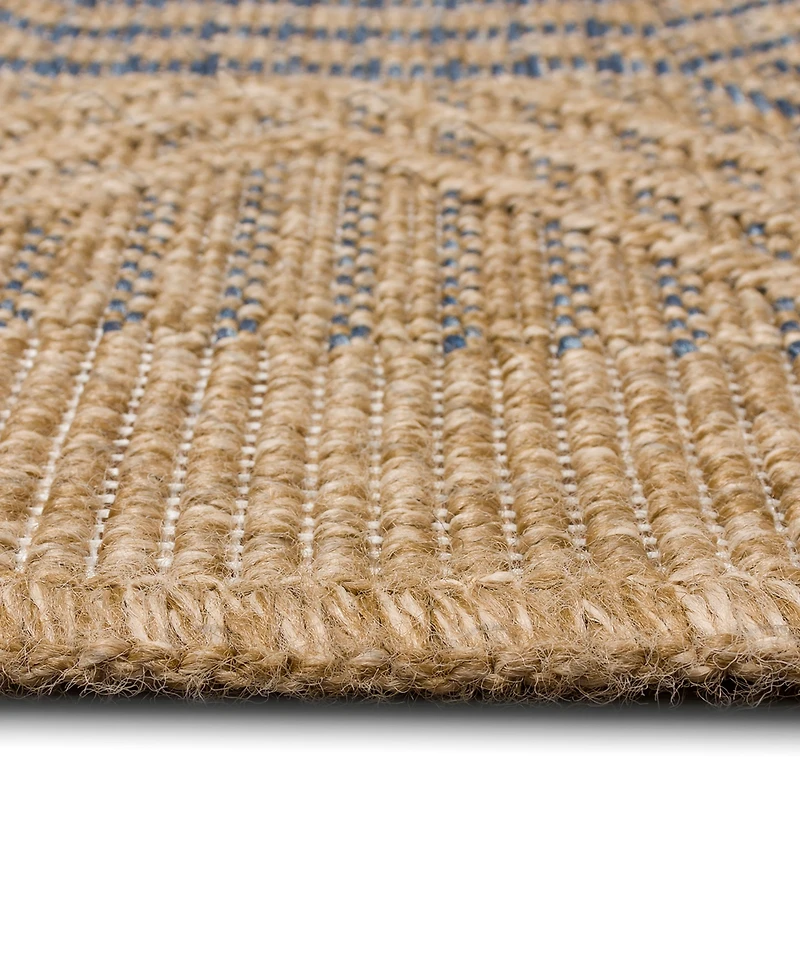 Liora Manne' Sahara Links 7'10" x 7'10" Square Outdoor Area Rug