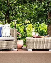 Liora Manne' Sahara Texture Border 5'3" x 7'3" Outdoor Area Rug