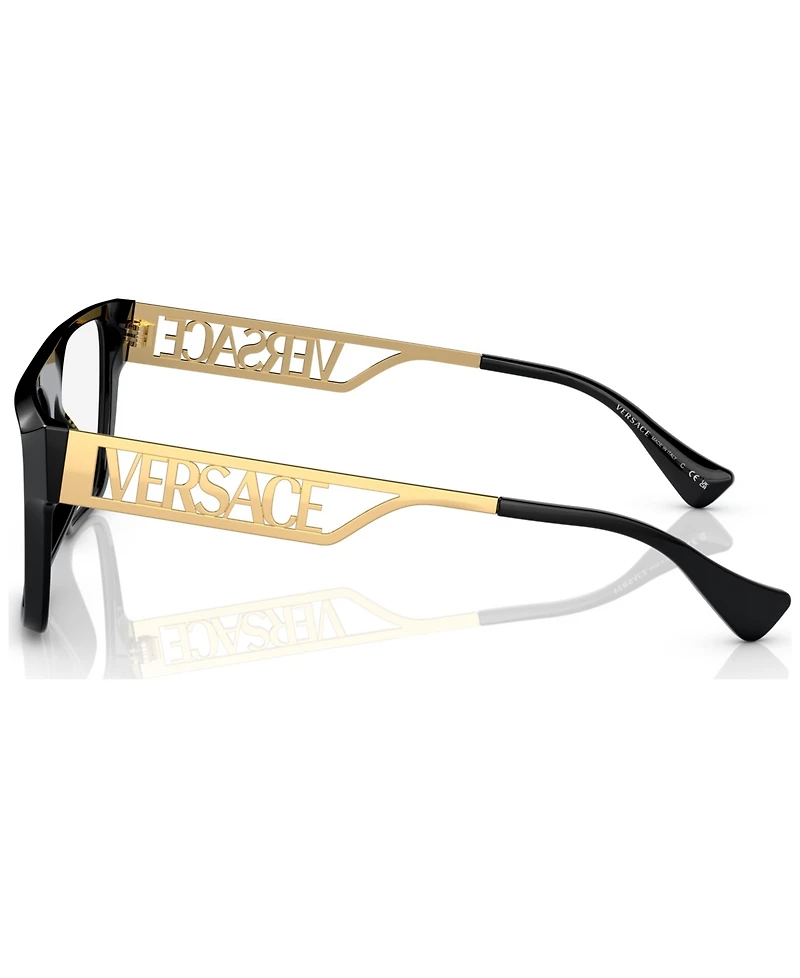 Versace Men's Rectangle Eyeglasses, VE3326U55-o