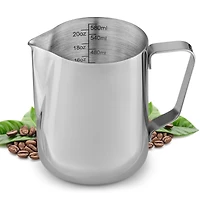 Milk Frother Cup - Stainless Steel Frothing Pitcher