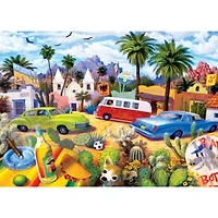 Masterpieces Roadsides of the Southwest - Other Side of the Border 500 Piece Jigsaw Puzzle