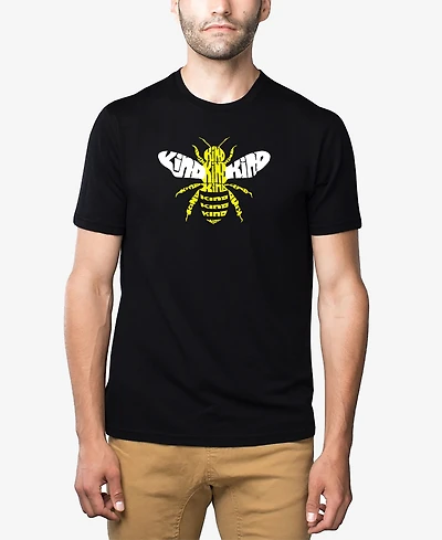 La Pop Art Men's Premium Blend Word Bee Kind T-shirt